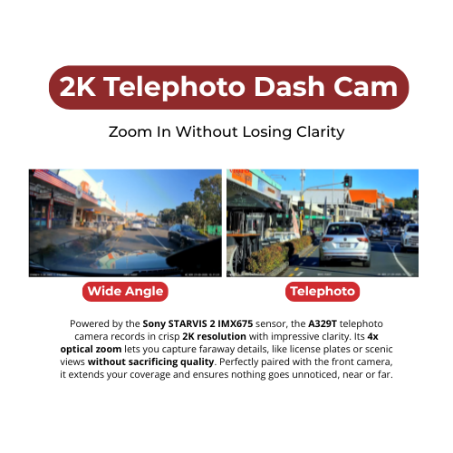 VIOFO A329T 4K+2K+2K 3-Channel 60FPS Wi-Fi 6 Dash Cam BlackboxMyCar