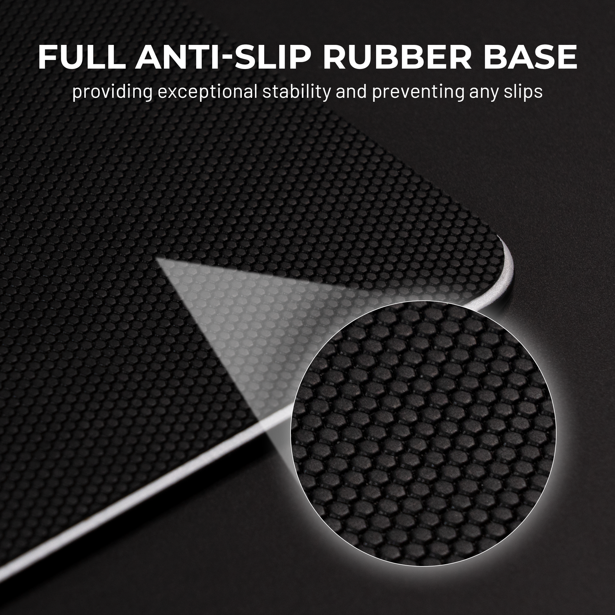 XVX Space Pad Glass Gaming Mouse Pad with Anti-Slip Rubber Base XVX Keyboard Channel