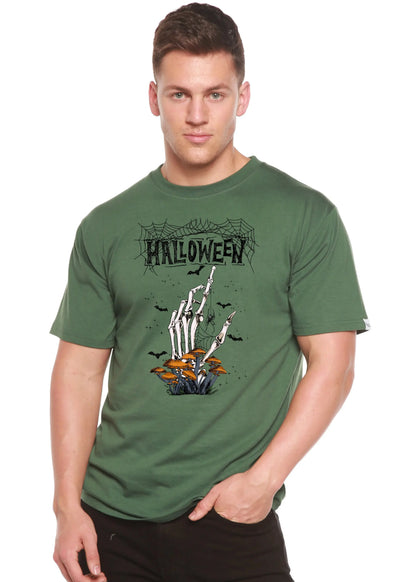 Halloween Men's Bamboo Viscose/Organic Cotton Short Sleeve Graphic T-Shirt Spun Bamboo