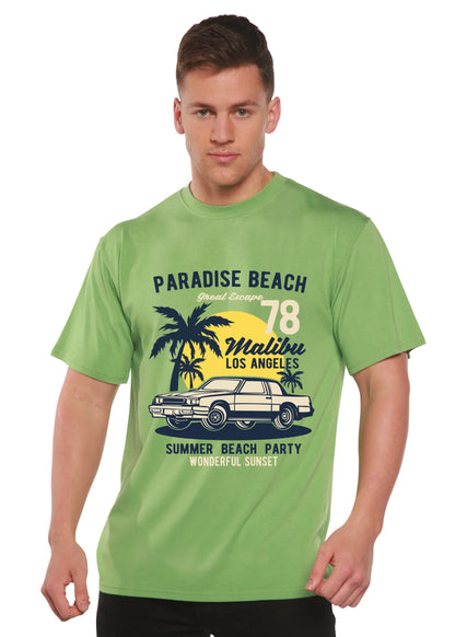 Paradise Beach Spun Bamboo® Men's Bamboo Viscose/Organic Cotton Short Sleeve Graphic T-Shirt Spun Bamboo