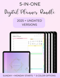 5-in-One Digital Planner Bundle (2025 & Undated) Jessica Autumn