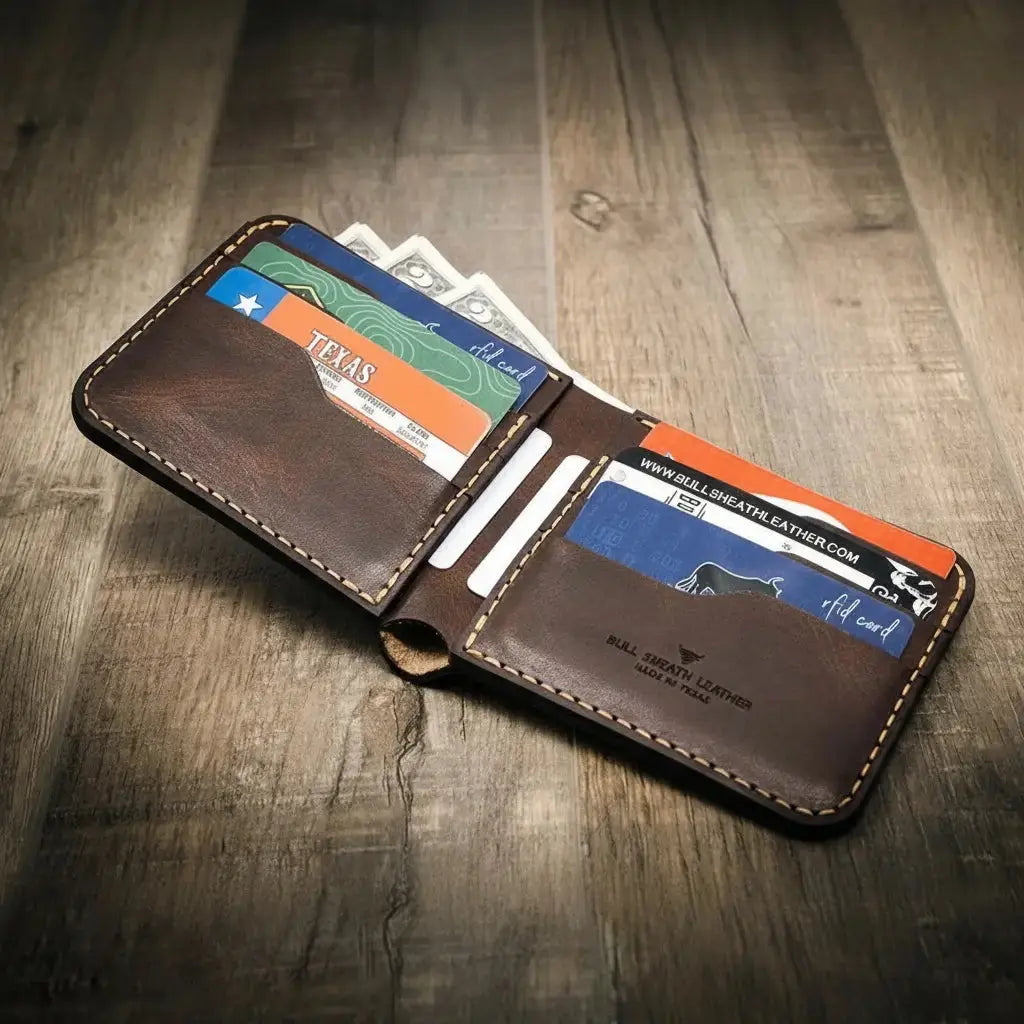 Big Bend Bifold Wallet Bull Sheath Leather