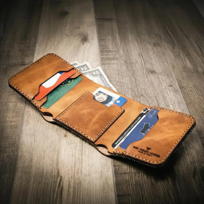 The Trinity Trifold Wallet Bull Sheath Leather