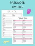 Password Tracker Jessica Autumn