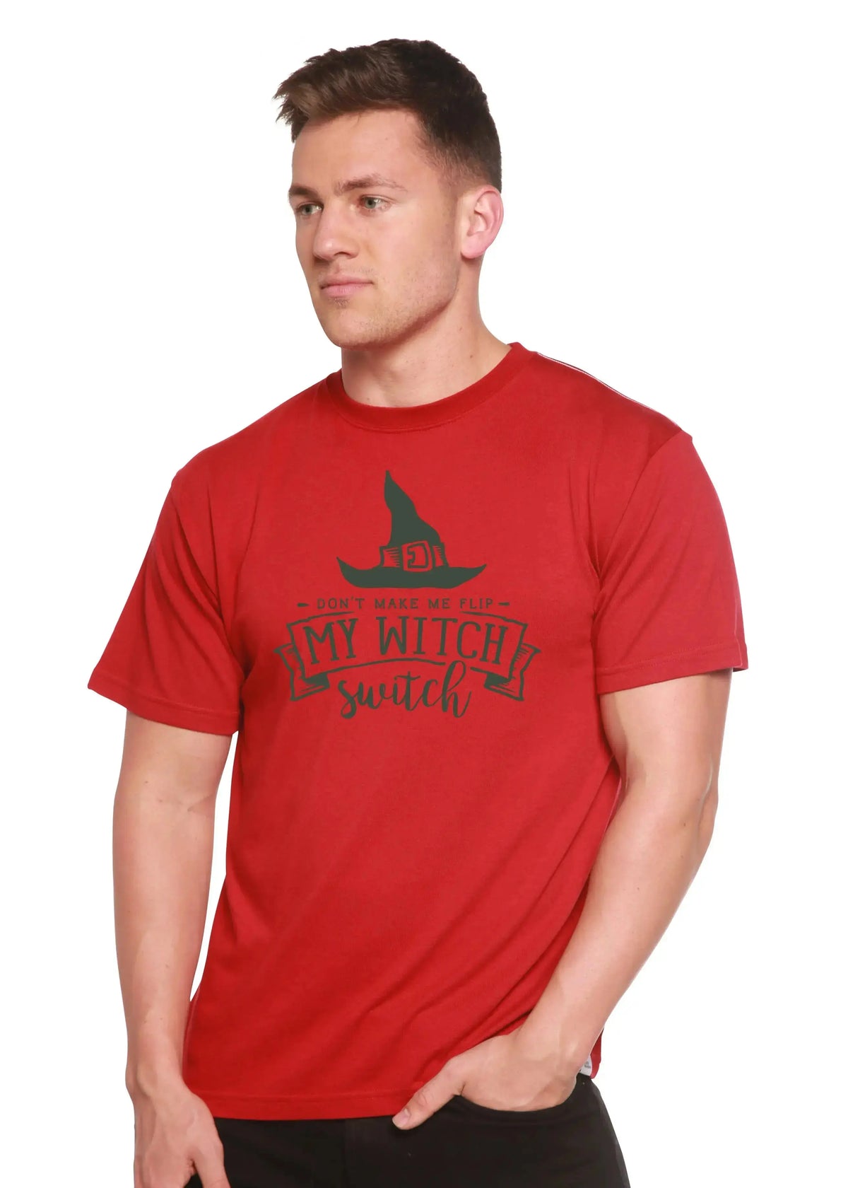 My Witch Unisex Bamboo Viscose/Organic Cotton Short Sleeve Graphic T-Shirt Spun Bamboo