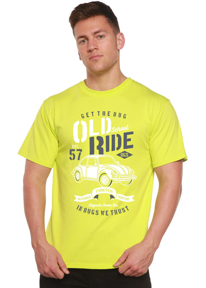 Old School Ride Spun Bamboo® Men's Bamboo Viscose/Organic Cotton Short Sleeve Graphic T-Shirt Spun Bamboo