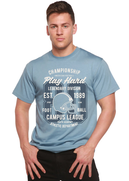 Play Hard Spun Bamboo® Men's Bamboo Viscose/Organic Cotton Short Sleeve Graphic T-Shirt Spun Bamboo