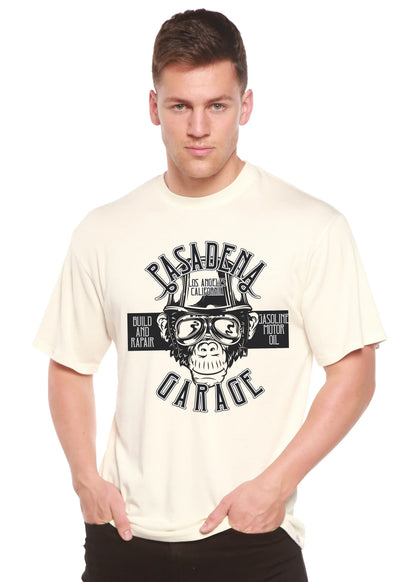 Pasadena Garage Men's Bamboo Viscose/Organic Cotton Short Sleeve Graphic T-Shirt Spun Bamboo