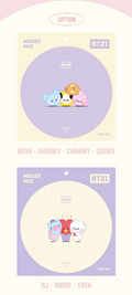 BTS x BT21 Minini Mouse Pad Kpop Omo