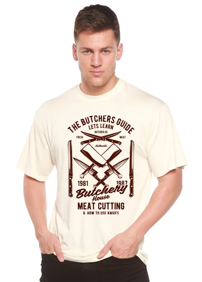 Butchery House Men's Bamboo Viscose/Organic Cotton Short Sleeve Graphic T-Shirt Spun Bamboo