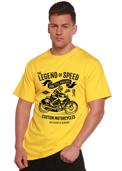 The Legend of Speed Spun Bamboo® Men's Bamboo Viscose/Organic Cotton Short Sleeve Graphic T-Shirt Spun Bamboo