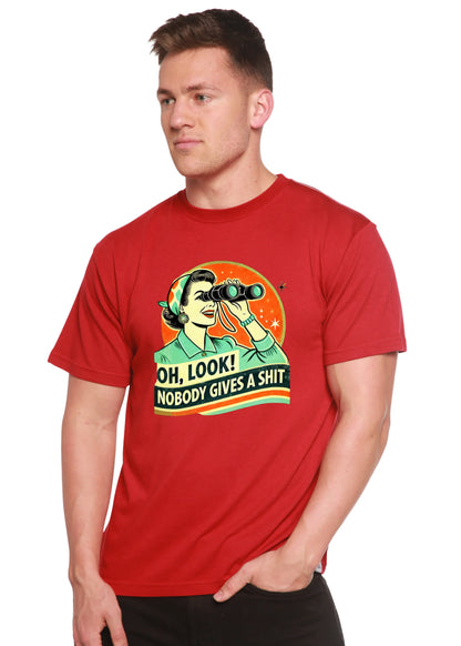 Funny Retro Woman Unisex Bamboo/Cotton Graphic T-Shirt Spun Bamboo
