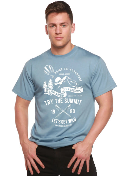Try The Summit Spun Bamboo® Men's Bamboo Viscose/Organic Cotton Short Sleeve Graphic T-Shirt Spun Bamboo