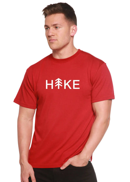 Hike Men's Bamboo Viscose/Organic Cotton Short Sleeve Graphic T-Shirt Spun Bamboo