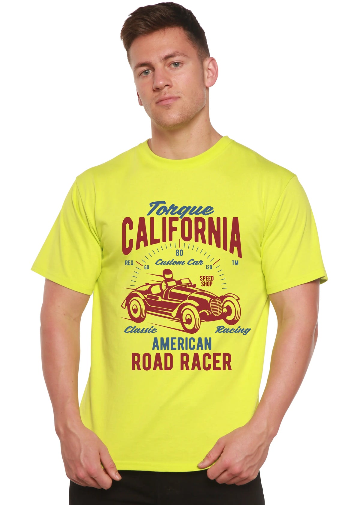 Torque California Spun Bamboo® Men's Bamboo Viscose/Organic Cotton Short Sleeve Graphic T-Shirt Spun Bamboo