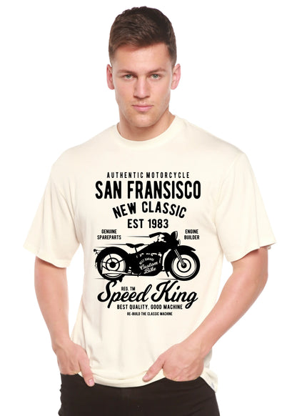 San Fransisco Spun Bamboo® Men's Bamboo Viscose/Organic Cotton Short Sleeve Graphic T-Shirt Spun Bamboo