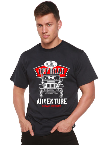 Off Road Spun Bamboo® Men's Bamboo Viscose/Organic Cotton Short Sleeve Graphic T-Shirt Spun Bamboo