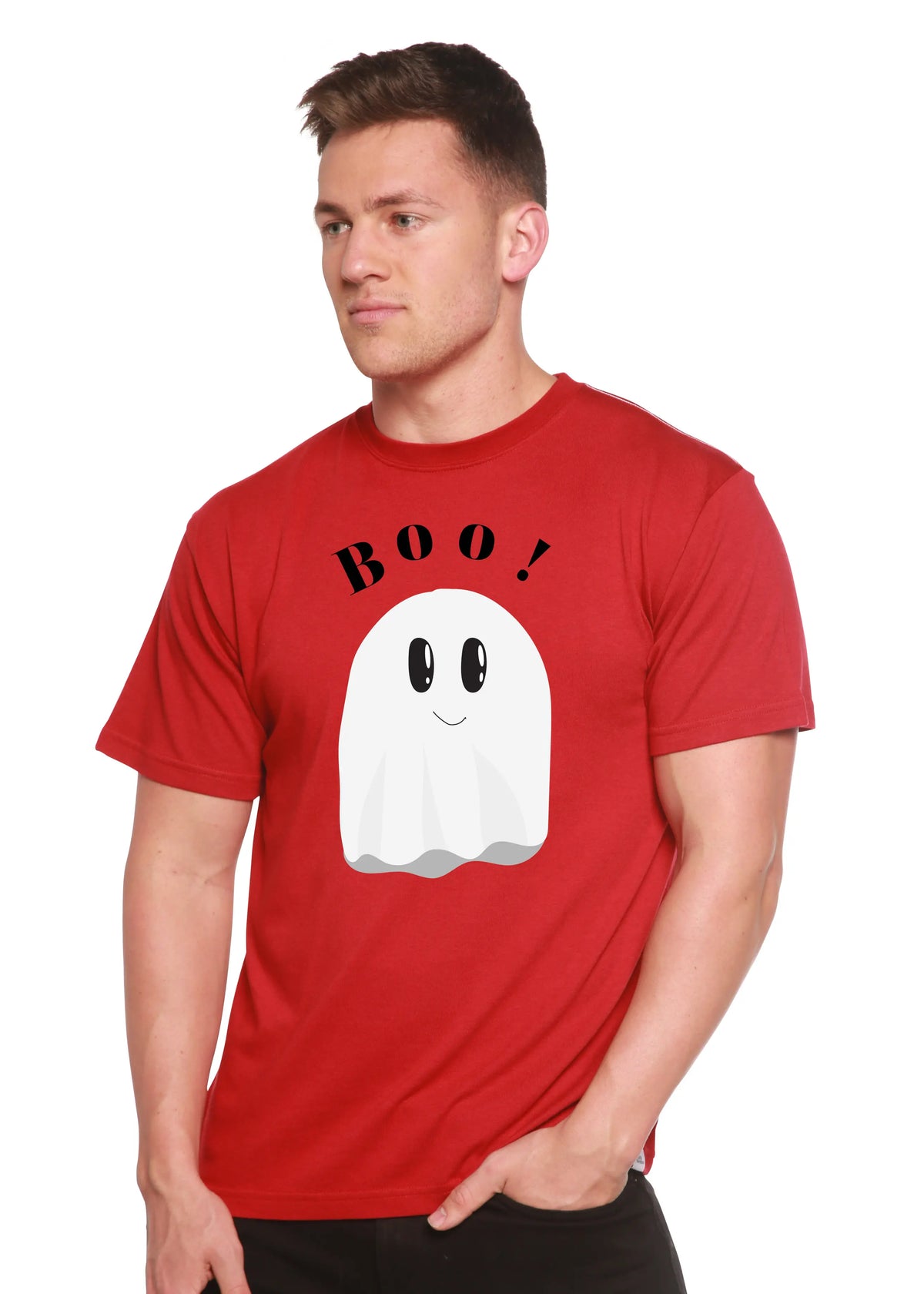 Boo Men's Bamboo Viscose/Organic Cotton Short Sleeve Graphic T-Shirt Spun Bamboo