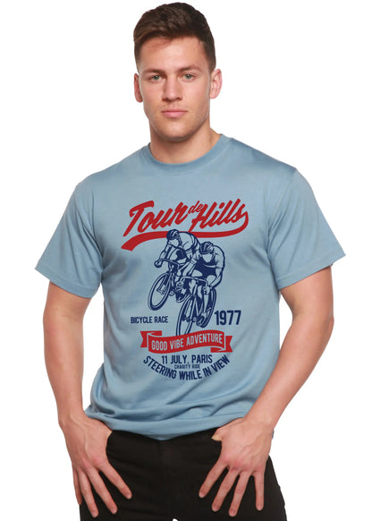 Tour De Hills Spun Bamboo® Men's Bamboo Viscose/Organic Cotton Short Sleeve Graphic T-Shirt Spun Bamboo