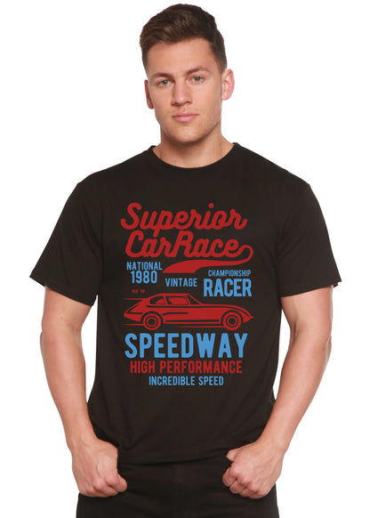 Superior Car Spun Bamboo® Men's Bamboo Viscose/Organic Cotton Short Sleeve Graphic T-Shirt Spun Bamboo