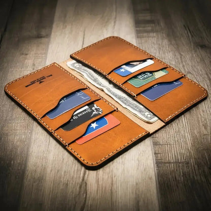 The Houstonian Long Wallet Bull Sheath Leather