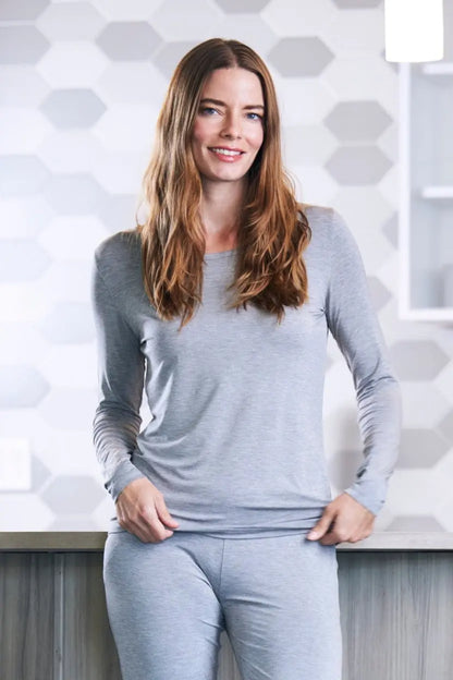 Women's Bamboo Lounge Long Sleeve T-Shirt Spun Bamboo