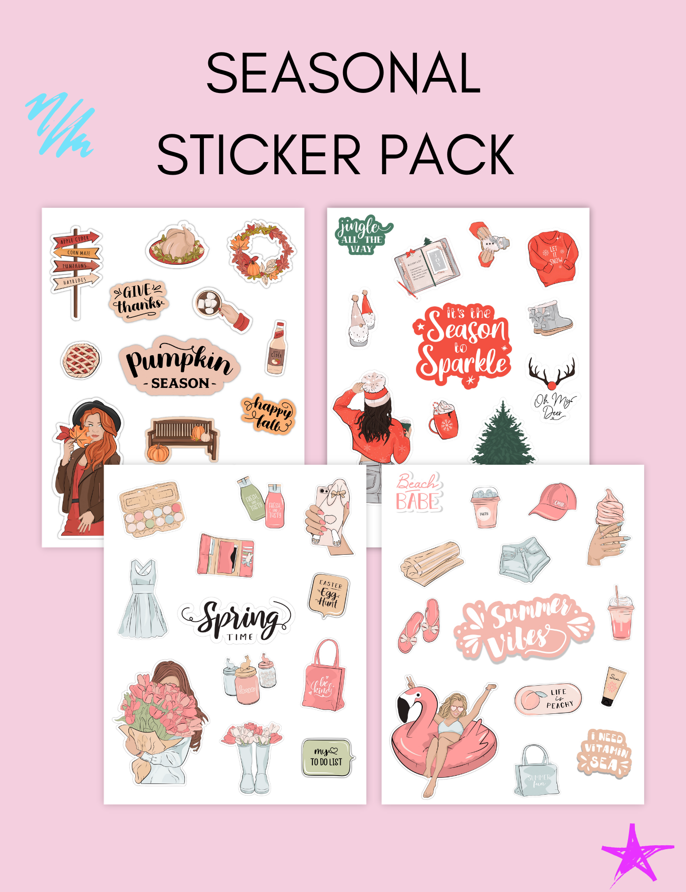 Seasonal Stickers Jessica Autumn