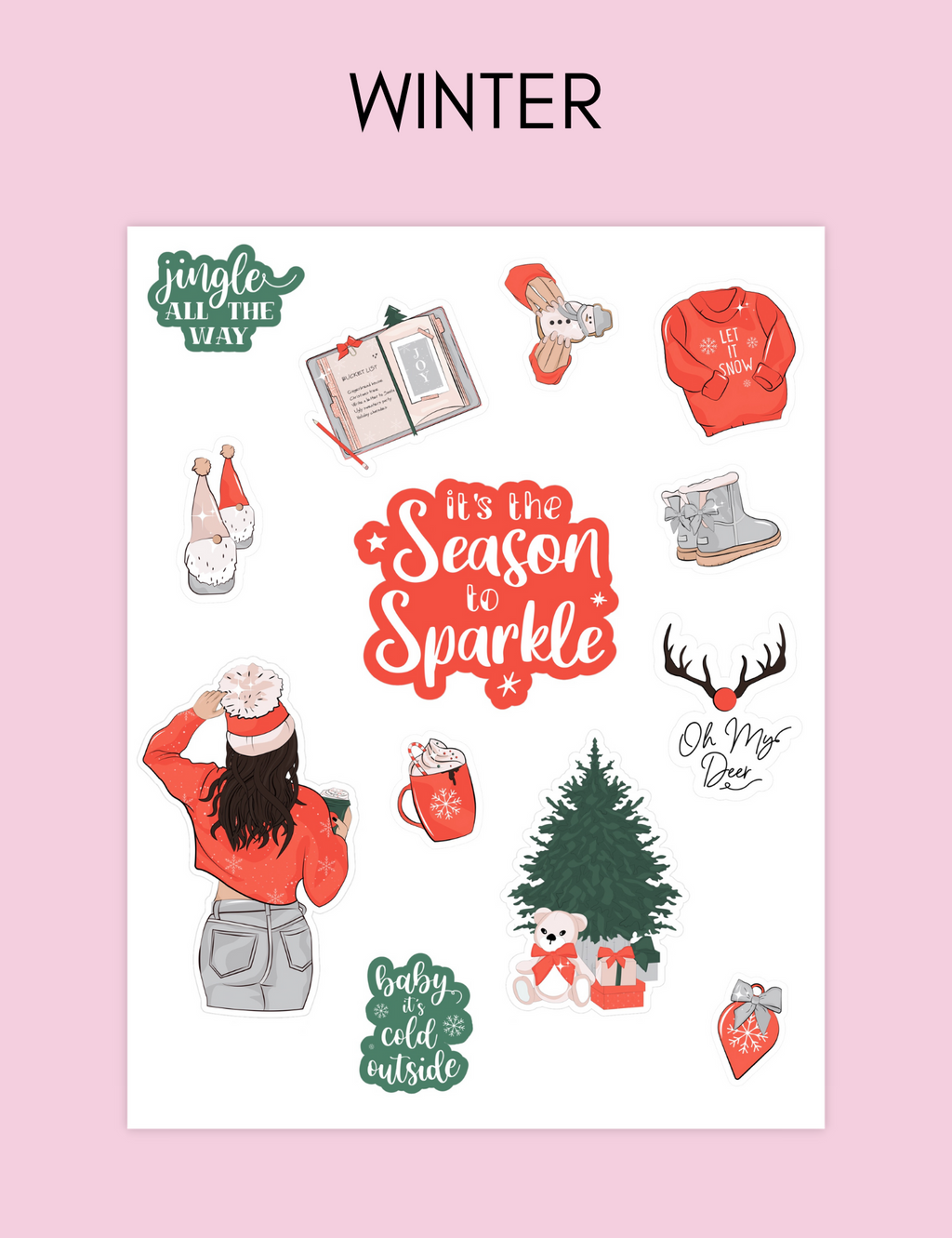 Seasonal Stickers Jessica Autumn