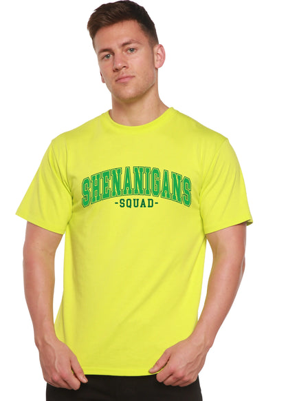 Shenanigans Squad Unisex Bamboo/Cotton Graphic T-Shirt Spun Bamboo