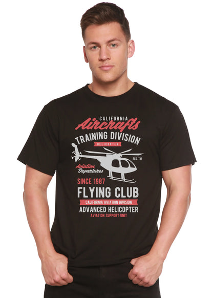 California Aircraft Men's Bamboo Viscose/Organic Cotton Short Sleeve Graphic T-Shirt Spun Bamboo