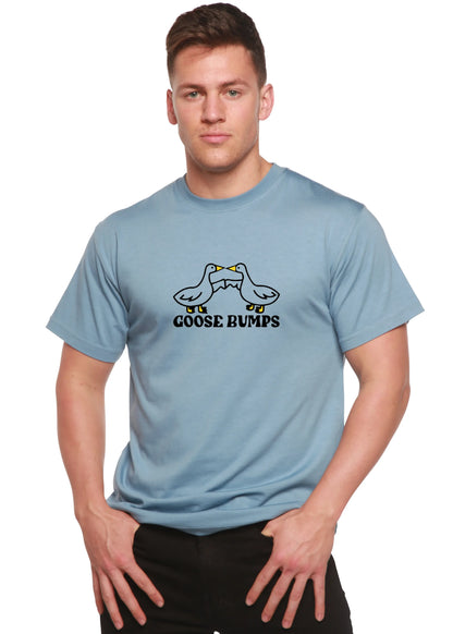 Goose Bumps Men's Bamboo Viscose/Organic Cotton Short Sleeve Graphic T-Shirt Spun Bamboo