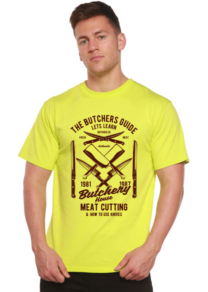 Butchery House Men's Bamboo Viscose/Organic Cotton Short Sleeve Graphic T-Shirt Spun Bamboo