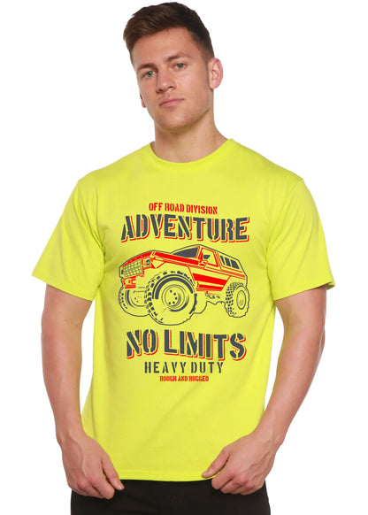 No Limits Spun Bamboo® Men's Bamboo Viscose/Organic Cotton Short Sleeve Graphic T-Shirt Spun Bamboo