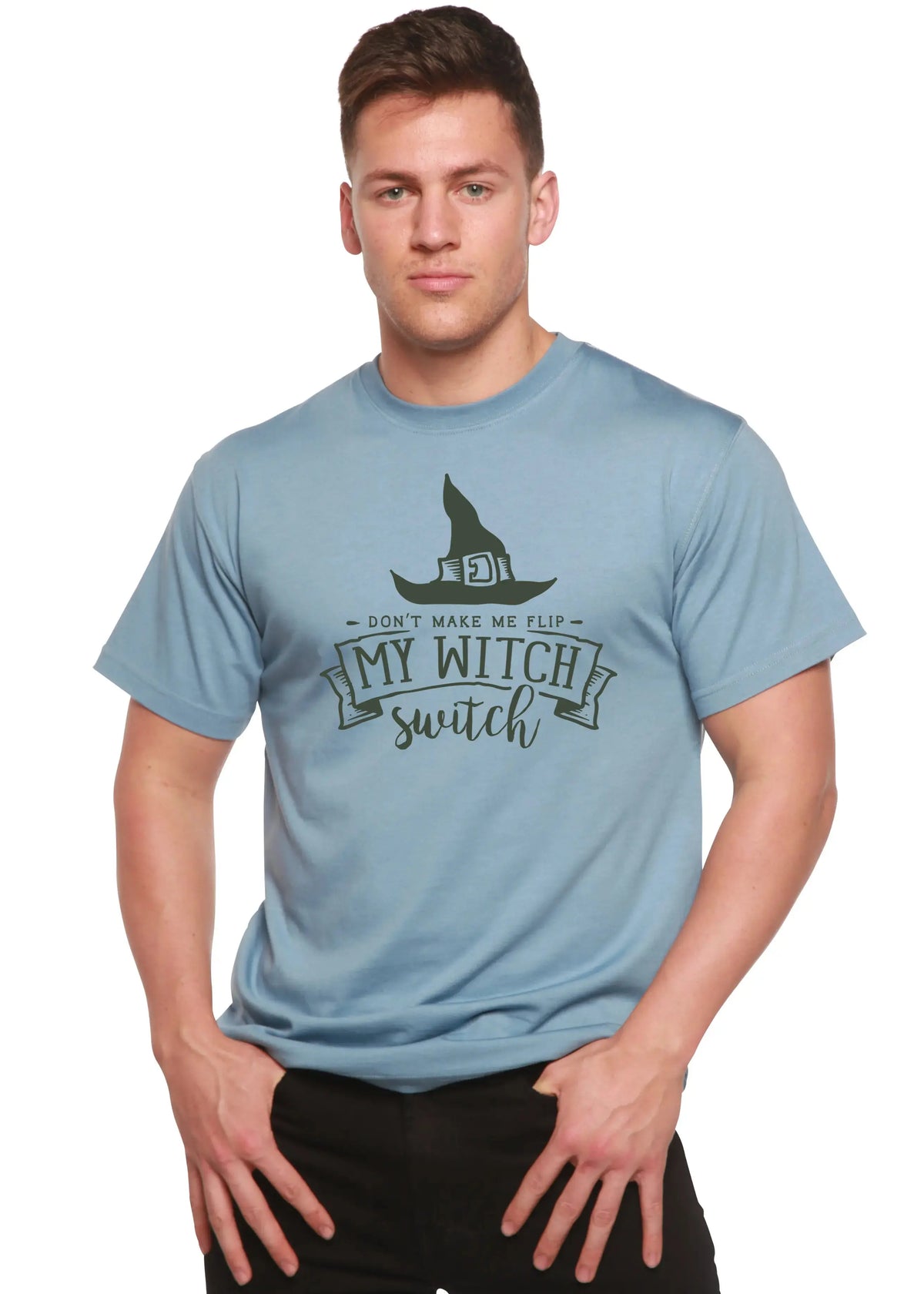 My Witch Unisex Bamboo Viscose/Organic Cotton Short Sleeve Graphic T-Shirt Spun Bamboo