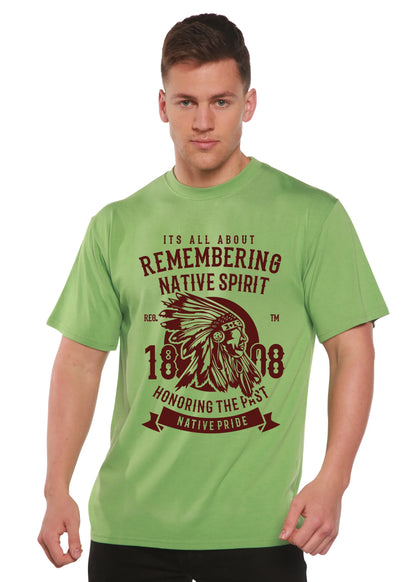 Remembering Spun Bamboo® Men's Bamboo Viscose/Organic Cotton Short Sleeve Graphic T-Shirt Spun Bamboo