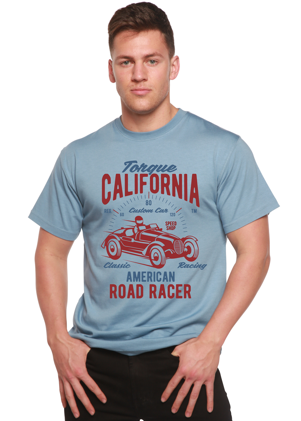 Torque California Spun Bamboo® Men's Bamboo Viscose/Organic Cotton Short Sleeve Graphic T-Shirt Spun Bamboo