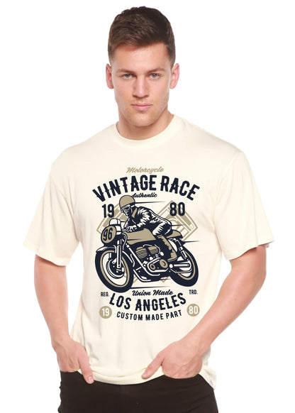 Vintage Race Spun Bamboo® Men's Bamboo Viscose/Organic Cotton Short Sleeve Graphic T-Shirt Spun Bamboo