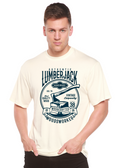 Authentic Lumberjack Men's Bamboo Viscose/Organic Cotton Short Sleeve Graphic T-Shirt Spun Bamboo