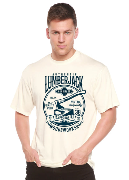 Authentic Lumberjack Men's Bamboo Viscose/Organic Cotton Short Sleeve Graphic T-Shirt Spun Bamboo
