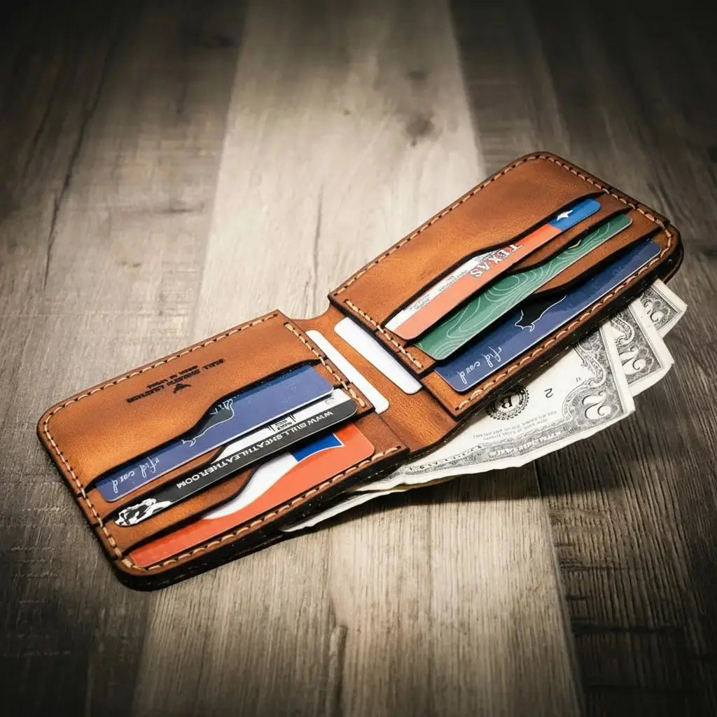 Big Bend Bifold Wallet Bull Sheath Leather