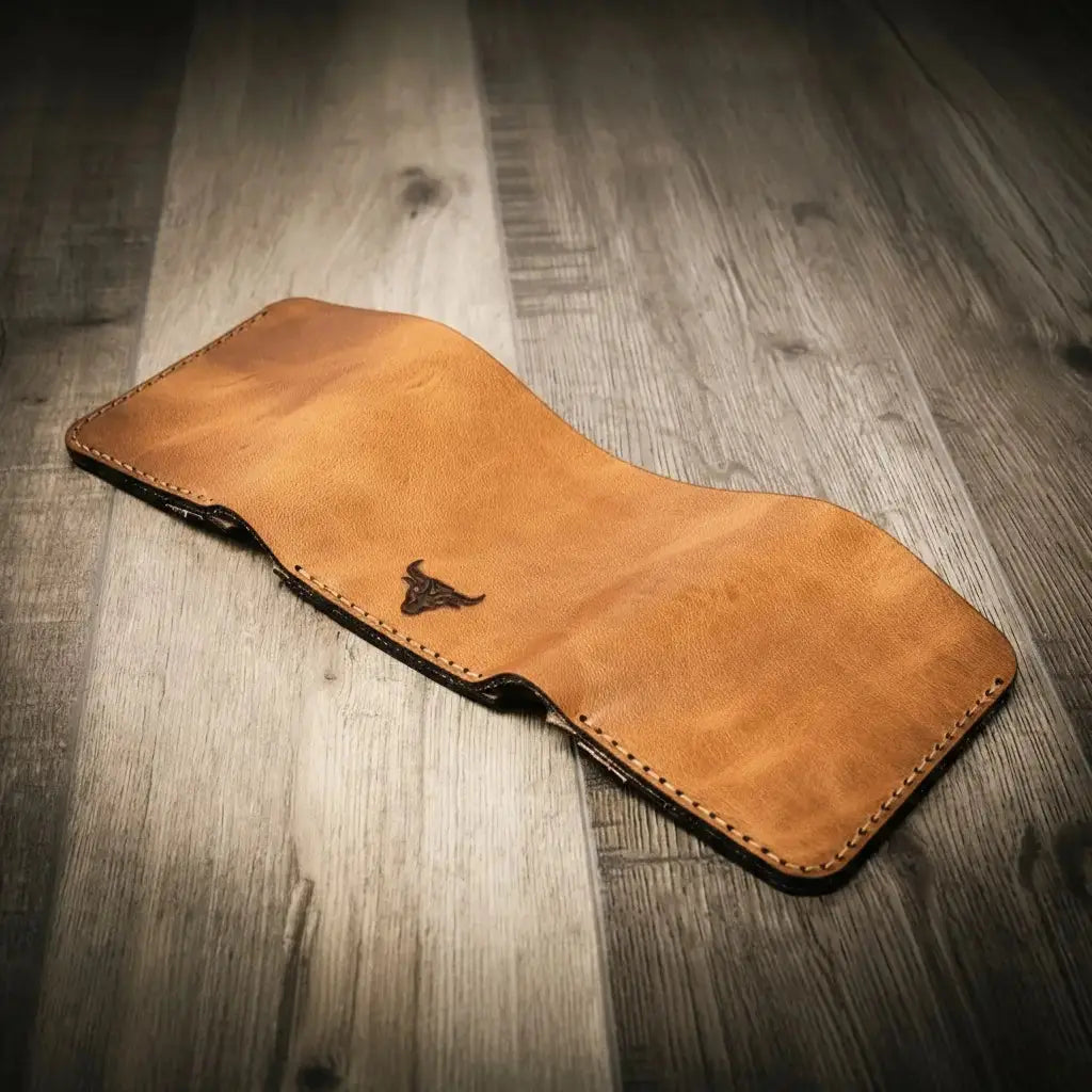 The Trinity Trifold Wallet Bull Sheath Leather