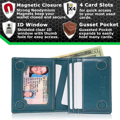 The Waltlet - Maximum Storage RFID Secure Minimalist Wallet ID Stronghold
