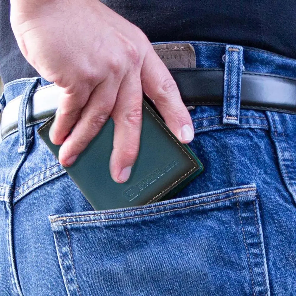 The Waltlet - Maximum Storage RFID Secure Minimalist Wallet ID Stronghold
