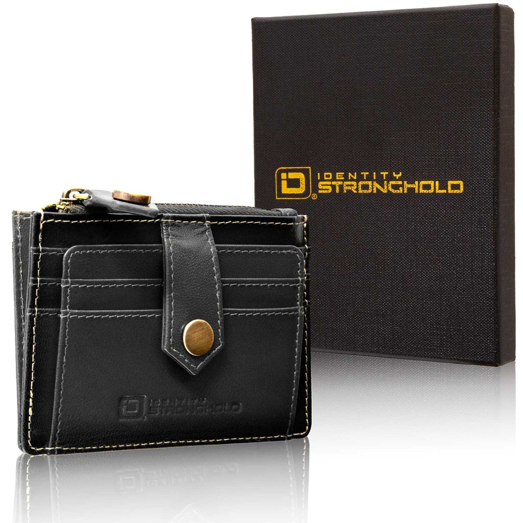 RFID Blocking Money Clip Mini Wallet ID Stronghold