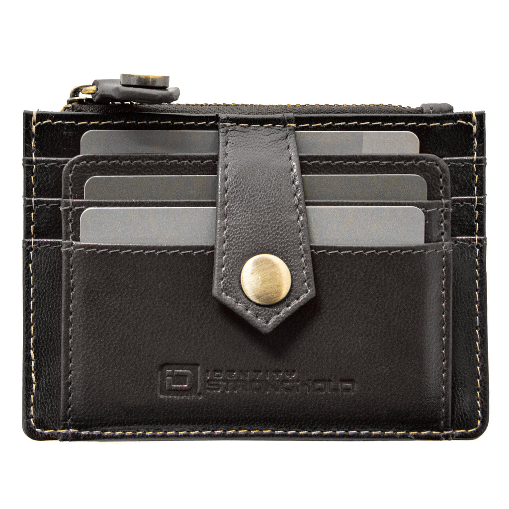 RFID Blocking Money Clip Mini Wallet ID Stronghold