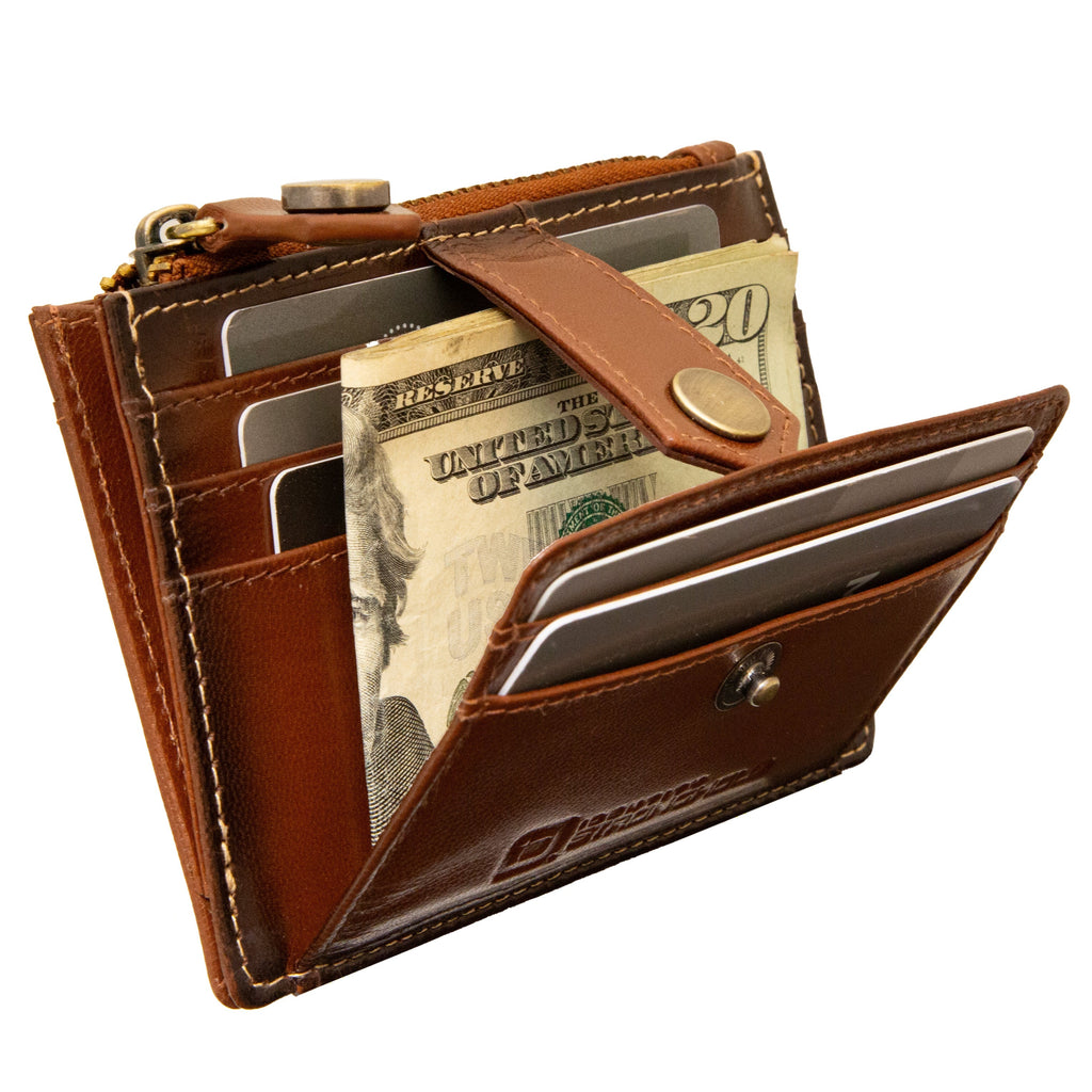 RFID Blocking Money Clip Mini Wallet ID Stronghold