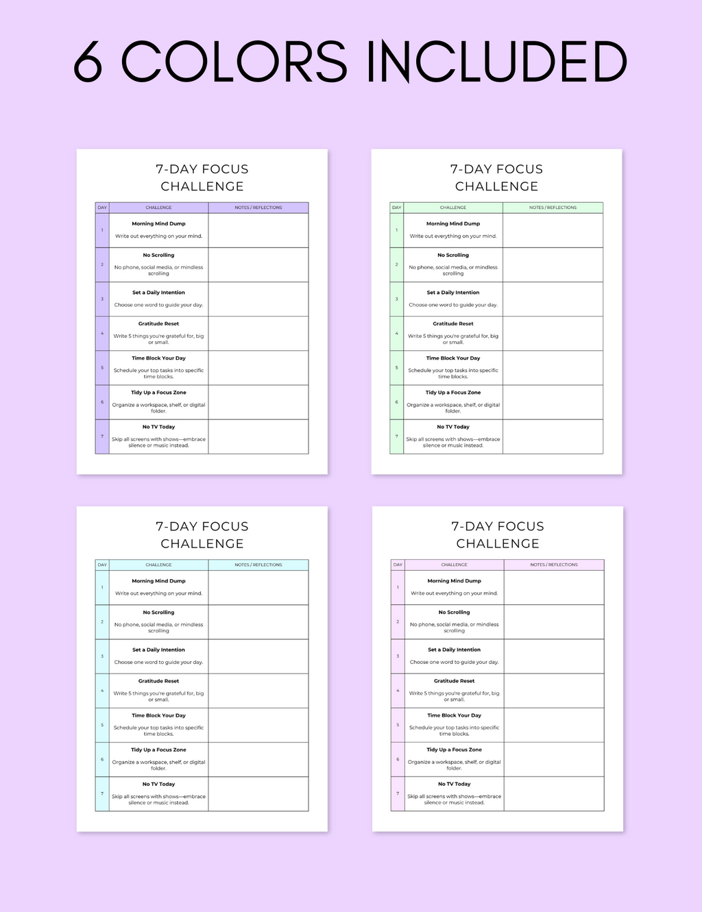 7-Day Focus Challenge Jessica Autumn
