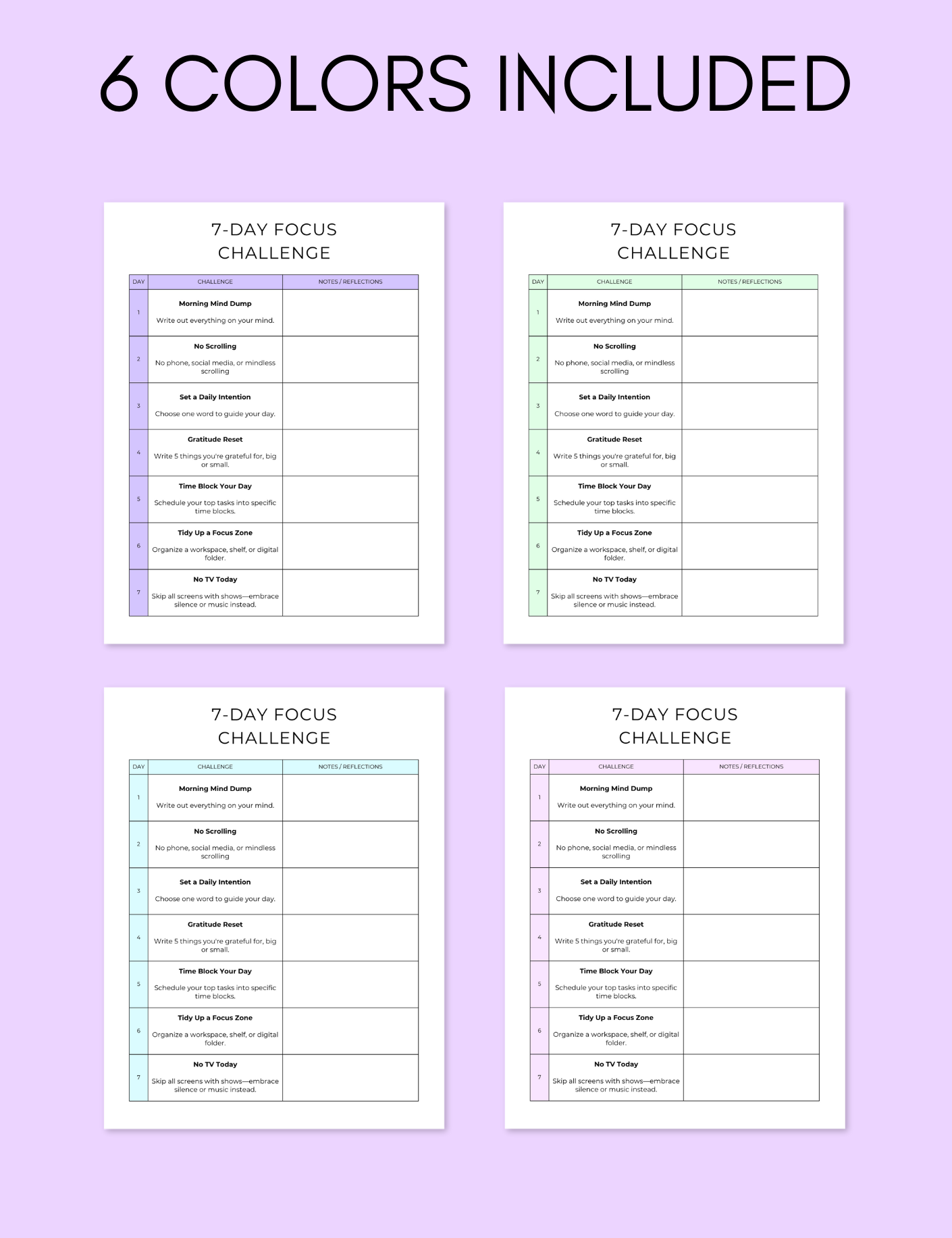 7-Day Focus Challenge Jessica Autumn