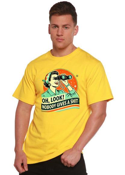Funny Retro Woman Unisex Bamboo/Cotton Graphic T-Shirt Spun Bamboo
