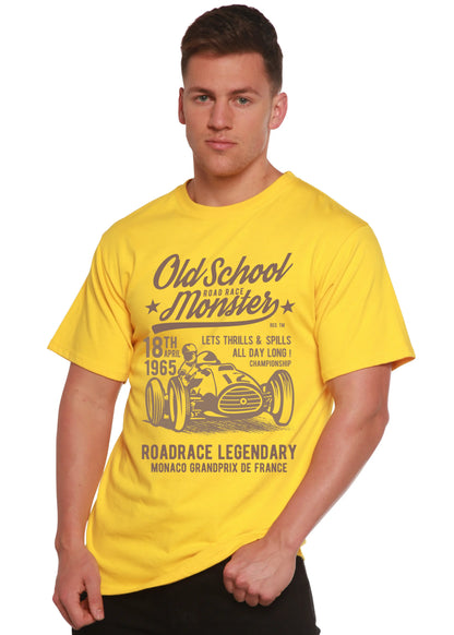 Old School Road Spun Bamboo® Men's Bamboo Viscose/Organic Cotton Short Sleeve Graphic T-Shirt Spun Bamboo